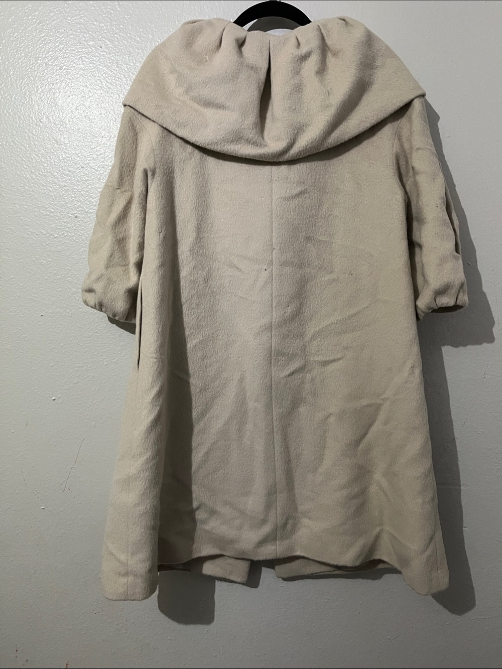 Itala Testino BabyAlpaca/Wool Blend Shawl Collar Trench Coat - Picture 5 of 8